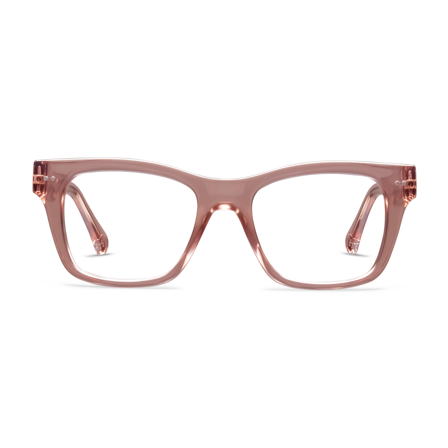 Cosmo Progressives Eyeglass Frames LOOK OPTIC Progressive Reader Shiny Pink +1.00