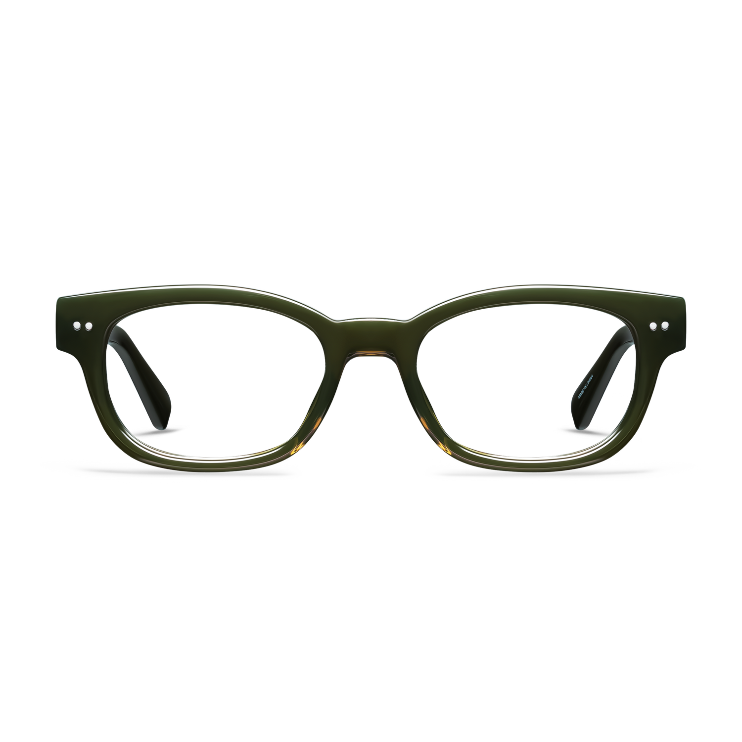 Keaton Readers READING GLASSES LOOK OPTIC Reader Shiny Forest Green +1.00